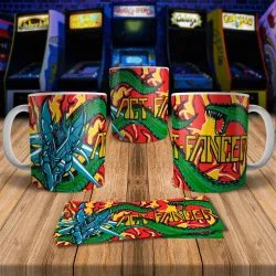 ActFancer Retro 8Bit Arcade Gaming Mug Coffee Mug