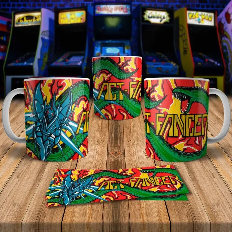 ActFancer Retro 8Bit Arcade Gaming Mug Coffee Mug