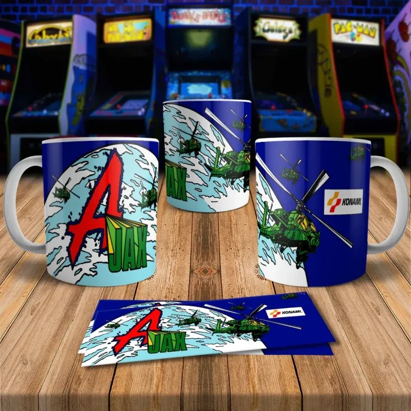 Ajax Retro 8Bit Arcade Gaming Mug Coffee Mug