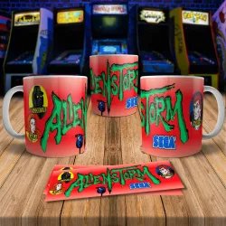 Alien Storm Retro 8Bit Arcade Gaming Mug 1