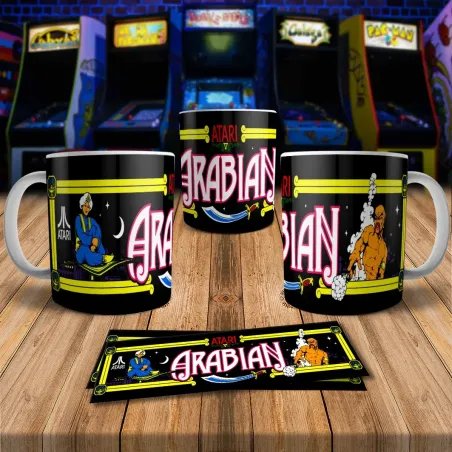 Arabian Retro 8Bit Arcade Gaming Mug Coffee Mug