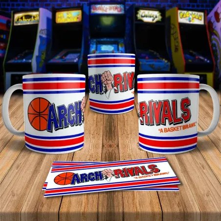 Arch Rivals 8Bit Arcade Retro Gaming Coffee Mug