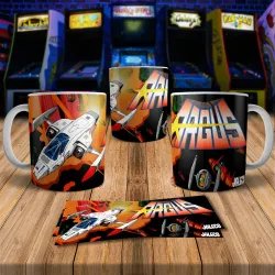 Argus 8Bit Arcade Retro Gaming Mug - Level Up Your Sip!
