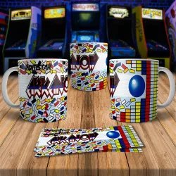Arkanoid 8Bit Arcade Retro Gaming Mug 1 - Perfect Gift!