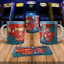 Atomic Boy 8Bit Arcade Retro Gaming Mug - Fun & Unique!