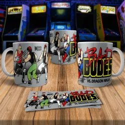 Bad Dudes 8Bit Arcade Retro Gaming Mug - Level Up Your Sip!