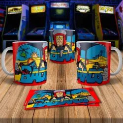 Bad Lands 8Bit Arcade Retro Gaming Mug - Level Up Your Sip!