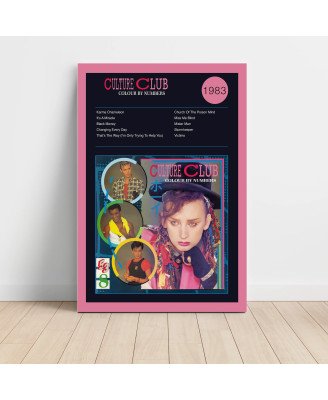 Culture Club - Colour By Numbers Fine Art Album Poster