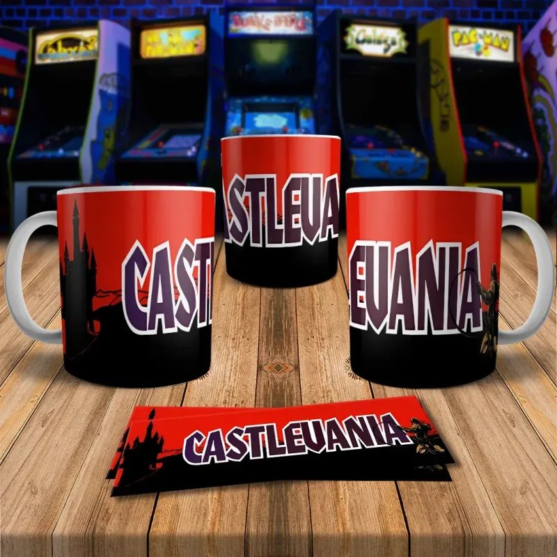 Castlevania 8Bit Arcade Retro Gaming Mug - Level Up Your Sip!