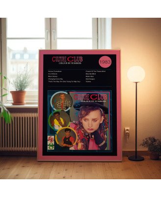 Culture Club - Colour By Numbers Fine Art Album Poster