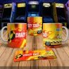 Crazy Taxi 8Bit Arcade Retro Gaming Mug - Perfect Gift!