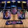 Retro 8Bit Arcade Gaming Mug - Crystal Castles Design