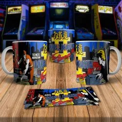Double Dragon 8Bit Arcade Retro Gaming Mug 2 - Fun & Unique!
