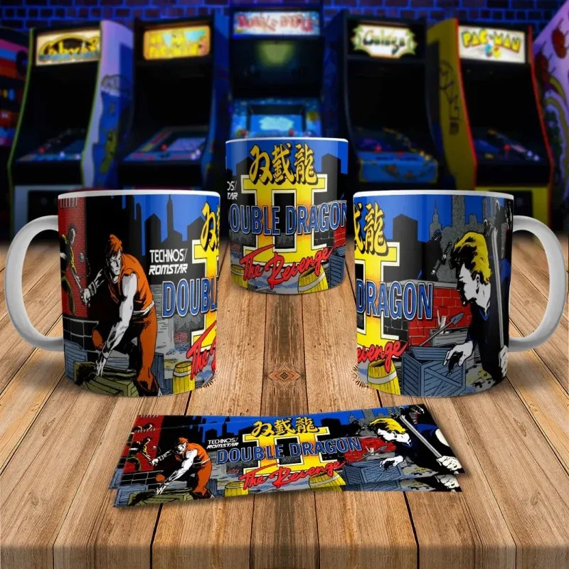 Double Dragon 8Bit Arcade Retro Gaming Mug 2 - Fun & Unique!