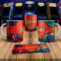 Dragons Lair 8Bit Arcade Retro Gaming Mug 1 - Perfect Gift!