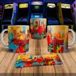 Dungeons & Dragons 8Bit Arcade Retro Gaming Mug - Fun Sip!