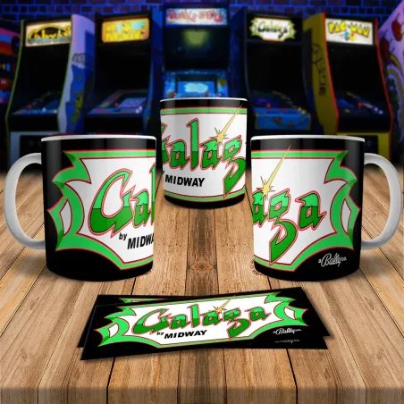 Galaga 8Bit Arcade Retro Gaming Mug - Perfect for Gamers!