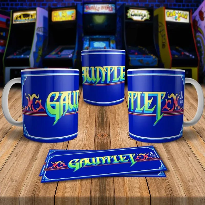 Gauntlet 8Bit Arcade Retro Gaming Mug - Level Up Your Sip!
