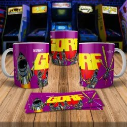 Gorf 8Bit Arcade Retro Gaming Mug - Perfect for Gamers!
