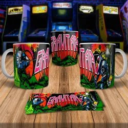 Gravitar 8Bit Arcade Retro Gaming Mug - Perfect for Gamers!