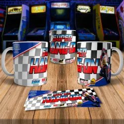 HangOn 8Bit Arcade Retro Gaming Mug 2 - Perfect for Gamers!