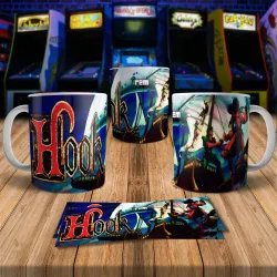 Hook 8Bit Arcade Retro Gaming Mug - Perfect for Gamers!