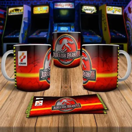 Jurassic Park 8Bit Arcade Retro Gaming Mug 2 - Fun & Unique!