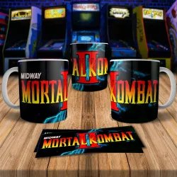 Mortal Kombat 8Bit Arcade Retro Gaming Mug 2 - Collectible!
