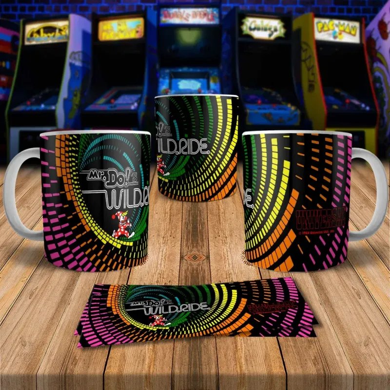 Mr Do's Wildride 8Bit Arcade Retro Gaming Mug - Fun & Unique