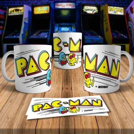 Pac Man 8Bit Arcade Retro Gaming Mug - Perfect Gift!