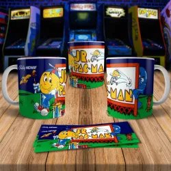 Jr Pac Man 8Bit Arcade Retro Gaming Mug - Level Up Your Sip!