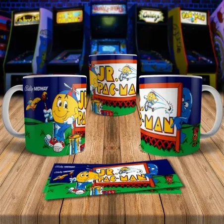Jr Pac Man 8Bit Arcade Retro Gaming Mug - Level Up Your Sip!