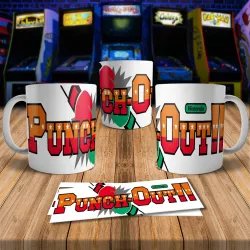Punch Out 8Bit Arcade Retro Gaming Mug - Perfect for Gamers!