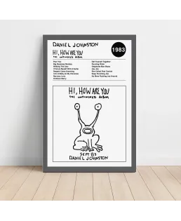 Daneil Johnston - Hi How Are You Fine Art Album Poster