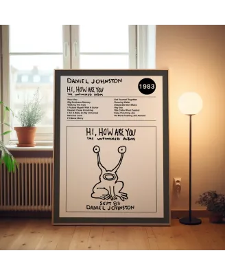 Daneil Johnston - Hi How Are You Fine Art Album Poster