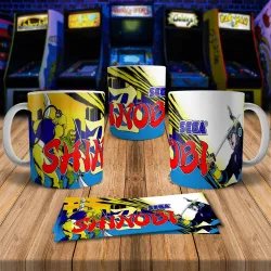 Shinobi 8Bit Arcade Retro Gaming Mug - Level Up Your Sip!