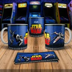 Star Wars 8Bit Arcade Retro Gaming Mug 1 - Perfect for Fans!