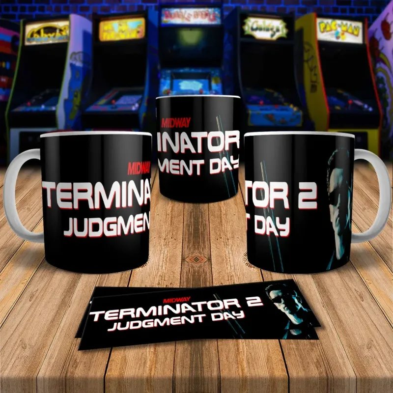 Terminator 2 8Bit Arcade Retro Gaming Mug - Must-Have!