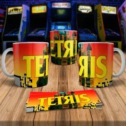 Tetris 8Bit Arcade Retro Gaming Mug 2 - Perfect for Gamers!