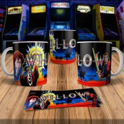 Willow 8Bit Arcade Retro Gaming Mug - Perfect for Gamers!