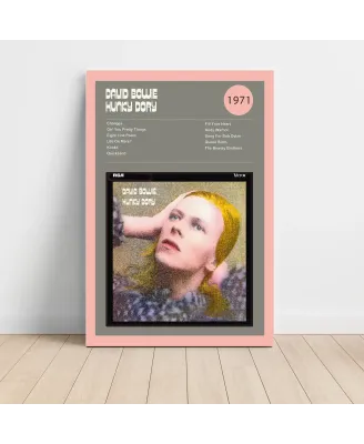 David Bowie – Hunky Dory Fine Art Album Poster - Music Wall Decor