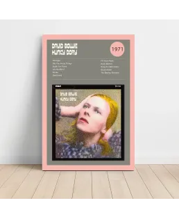 David Bowie – Hunky Dory Fine Art Album Poster - Music Wall Decor