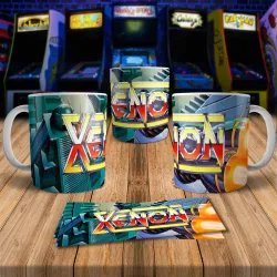 Xenon 8Bit Arcade Retro Gaming Mug - Level Up Your Sips!