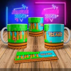 Adventure Island 8Bit Arcade Retro Gaming Mug