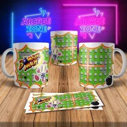 Bomber Man 8Bit Arcade Retro Gaming Mug 2 - Perfect Gift!