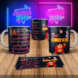 Donkey Kong 8Bit Arcade Retro Gaming Mug 2 - Fun & Unique!