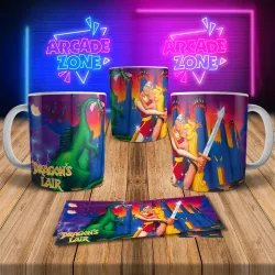 Dragons Lair 8Bit Arcade Retro Gaming Mug 3 - Perfect Gift!