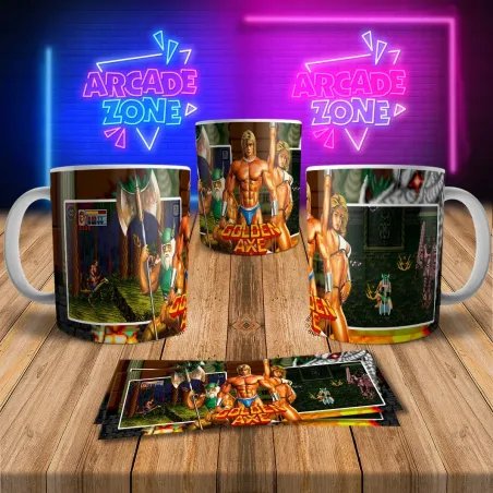 Golden Axe 8Bit Arcade Retro Gaming Mug 3 - Level Up Your Sip!