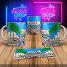 Retro 8Bit Arcade Gaming Mug - Out Run 3 Design