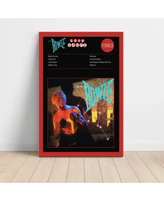 David Bowie – Let's Dance Fine Art Album Poster